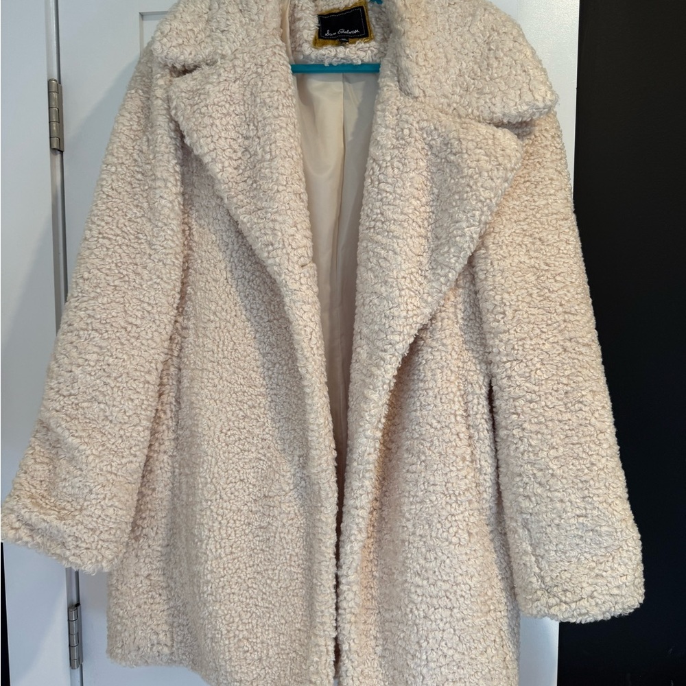 Sam Edelman Cream Teddy Jacket